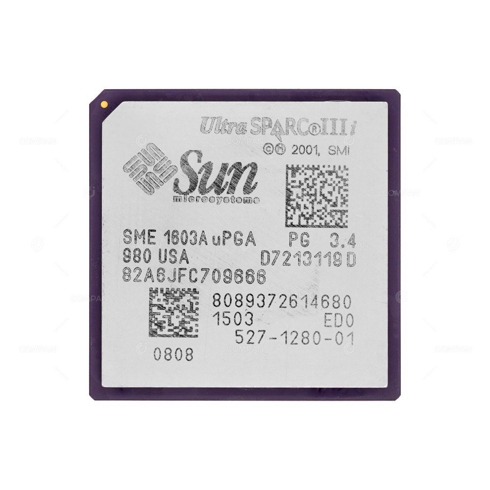 527-1280  SUN ULTRASPARC IIIi 1.50GHZ 1-CORE 1MB L2 CACHE 52W